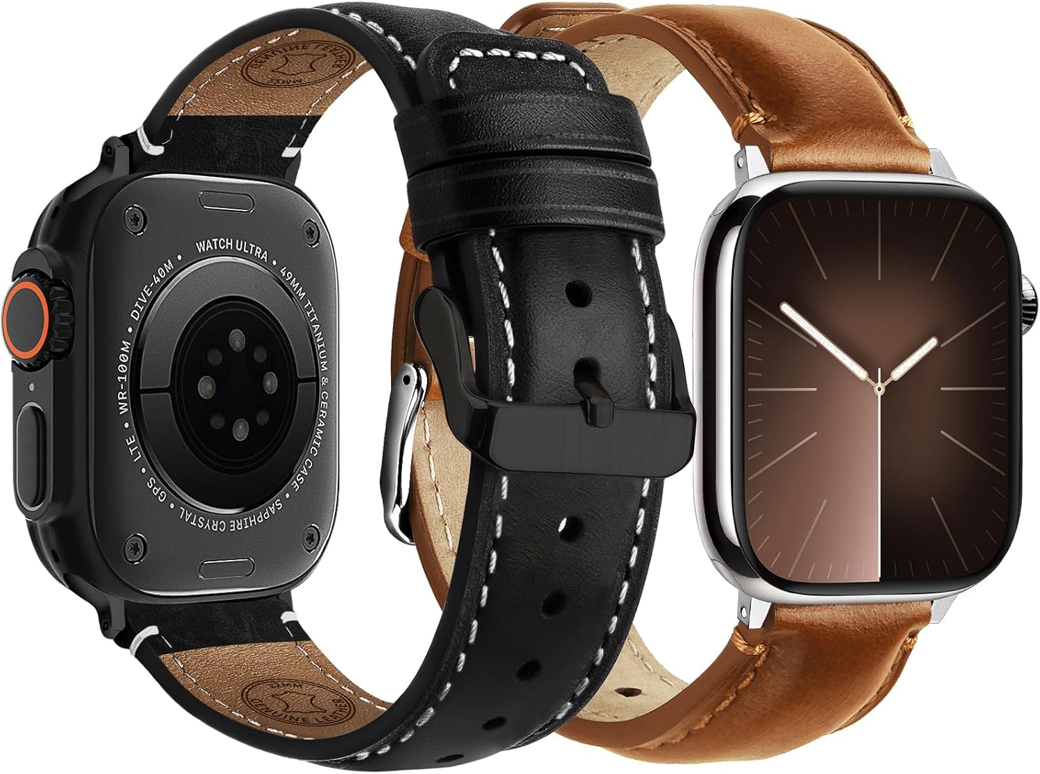 Detalle de Fullmosa Leather Band for Apple Watch 49mm