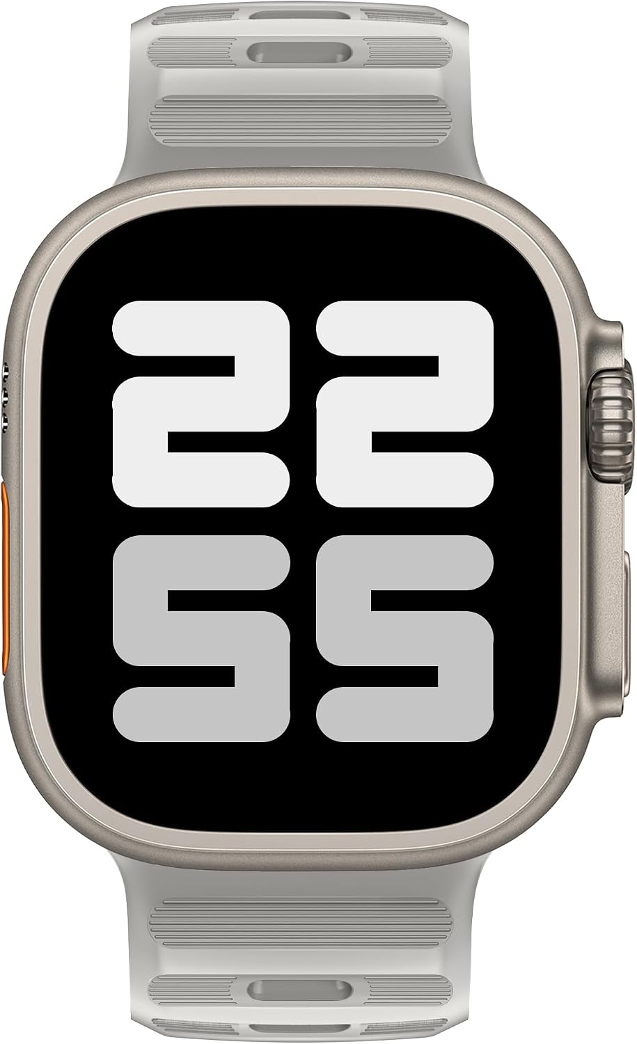 Detalle de ELETTRONEO UC1 Silicone Watch Bands for Apple Watch (Ultra 2 to Series 1): Practical, durable and comfortable