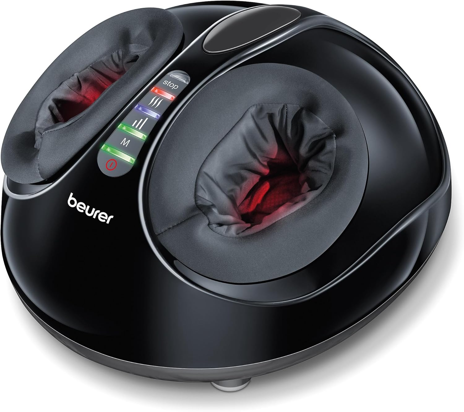 Beurer FM 90 Massaggiatore Plantare Shiatsu con Aria Compressa, Calore, 3 Programmi e Intensità Regolabile