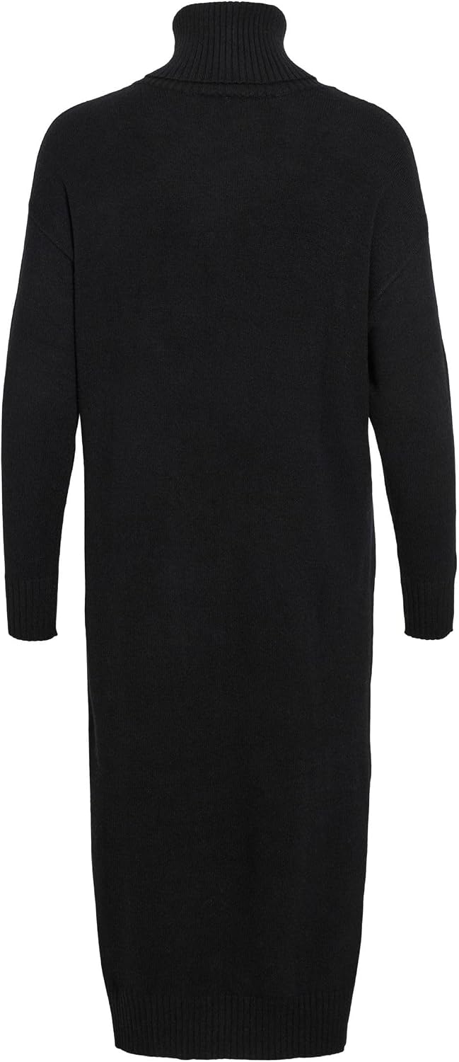 Detalle de Vila Viril Roll Neck L/S Midi Dress (Noos Dress) – Pack of 1