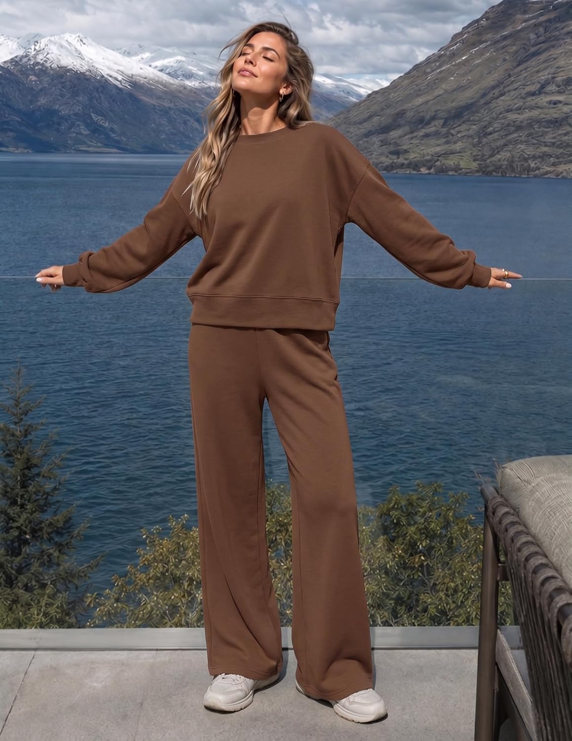 Detalle 2 de ZESICA Women's Lounge Set, Two-Piece