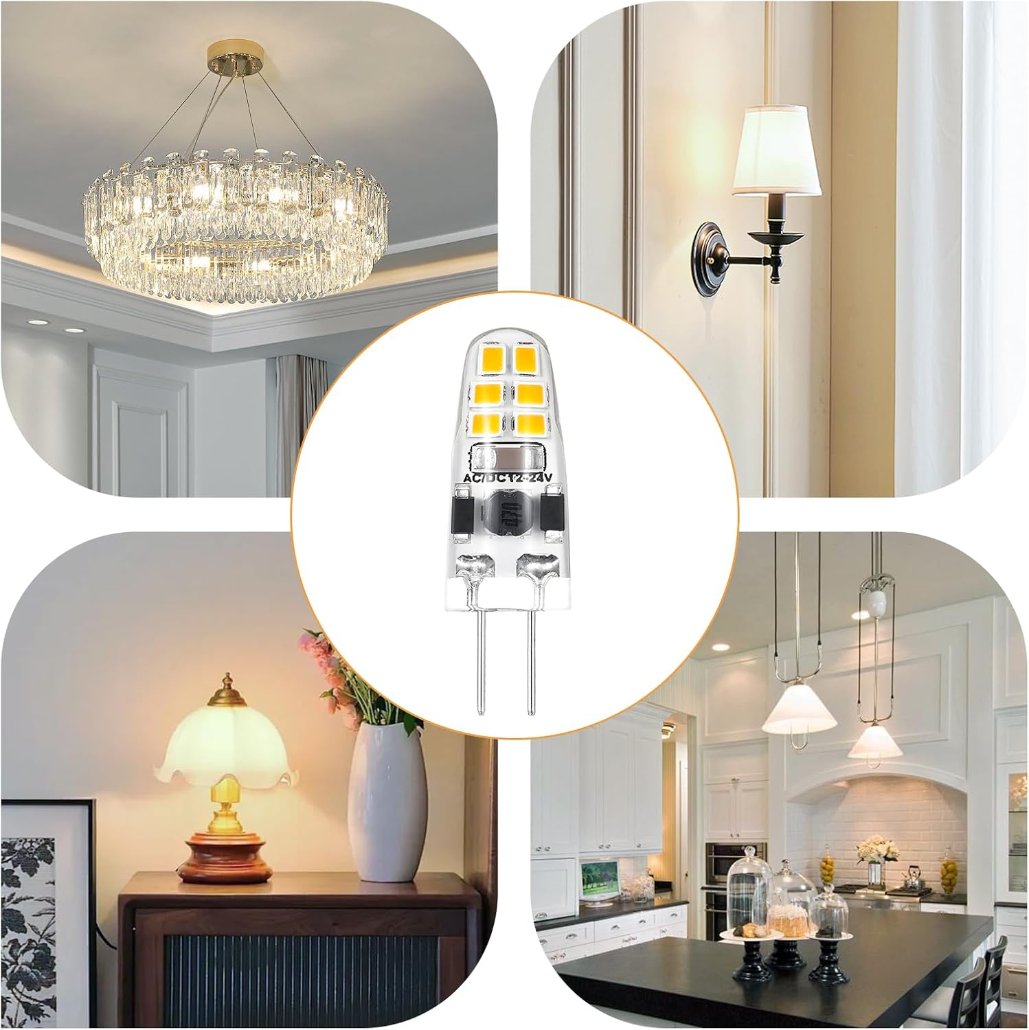 Thumbnail 6 de I-SHUNFA G4 LED Lampen 1.2W Dimmbar Naturweiß 4000K – 10er Pack