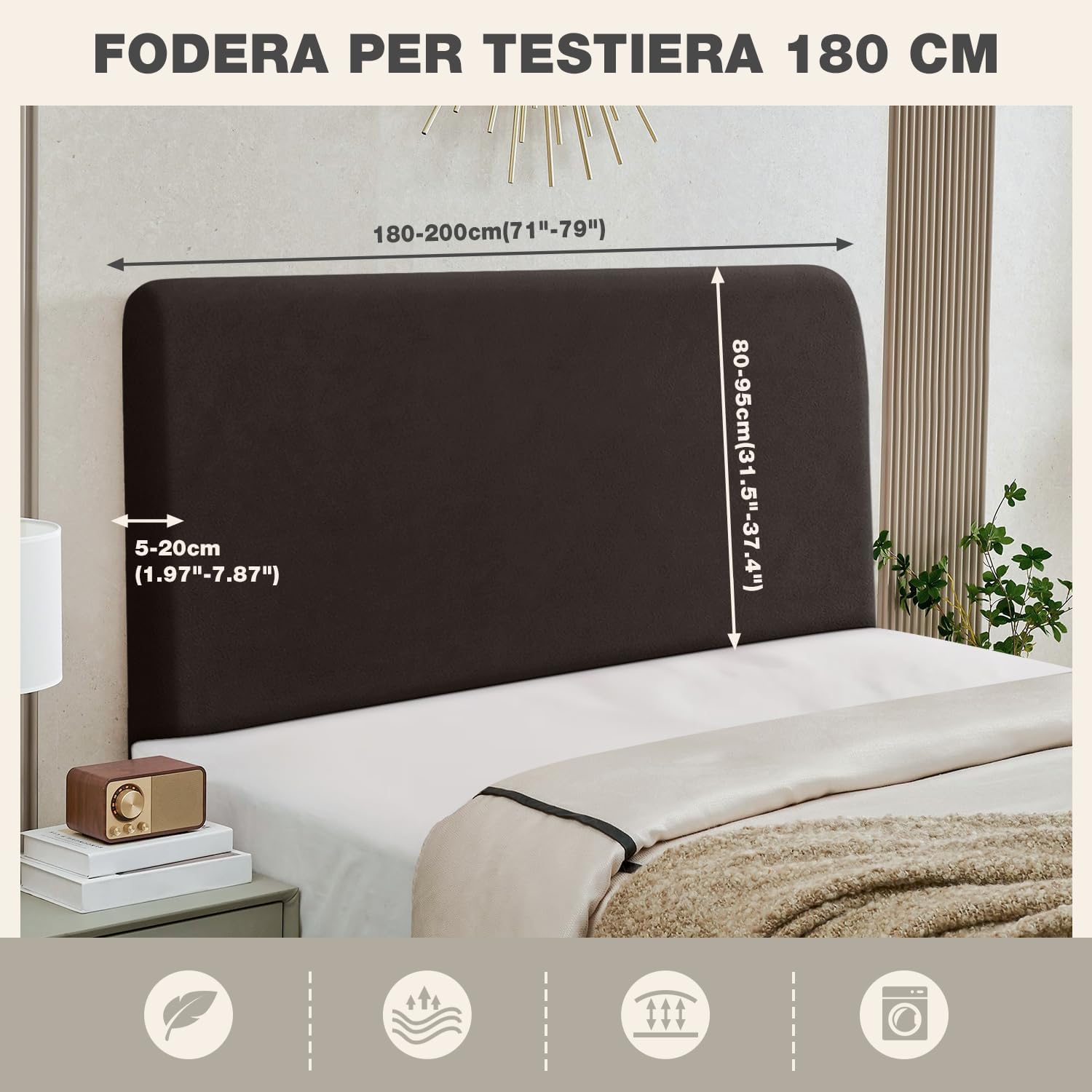 Detalle de TAOCOCO Copri Testata Letto 180-200cm
