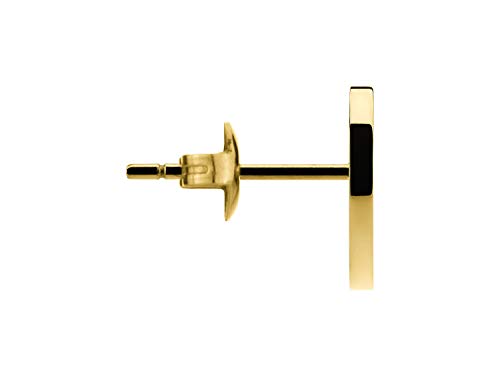 Detalle de LIEBESKIND BERLIN Damen-Ohrstecker Edelstahl (gold) – 11 mm, vergoldet