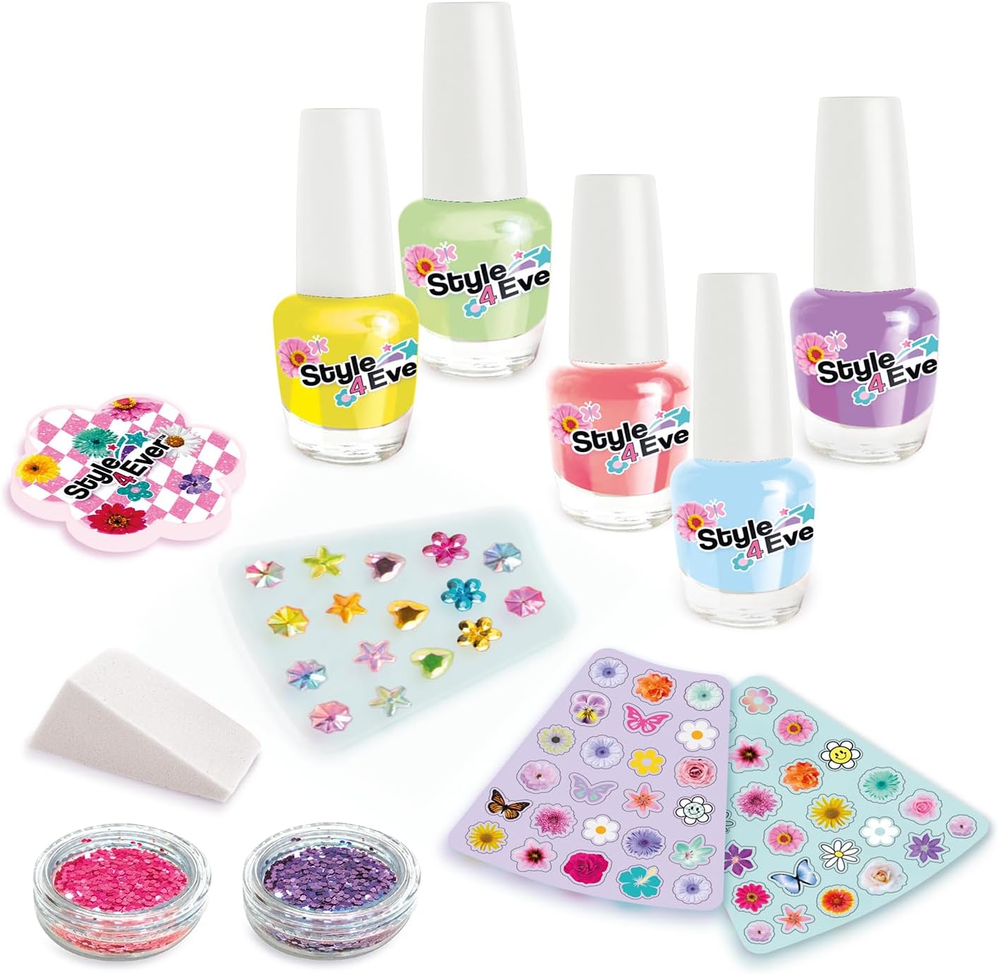 Thumbnail 5 de Canal Toys Style 4 Ever – Roue de manucure avec stickers floraux et strass autocollants