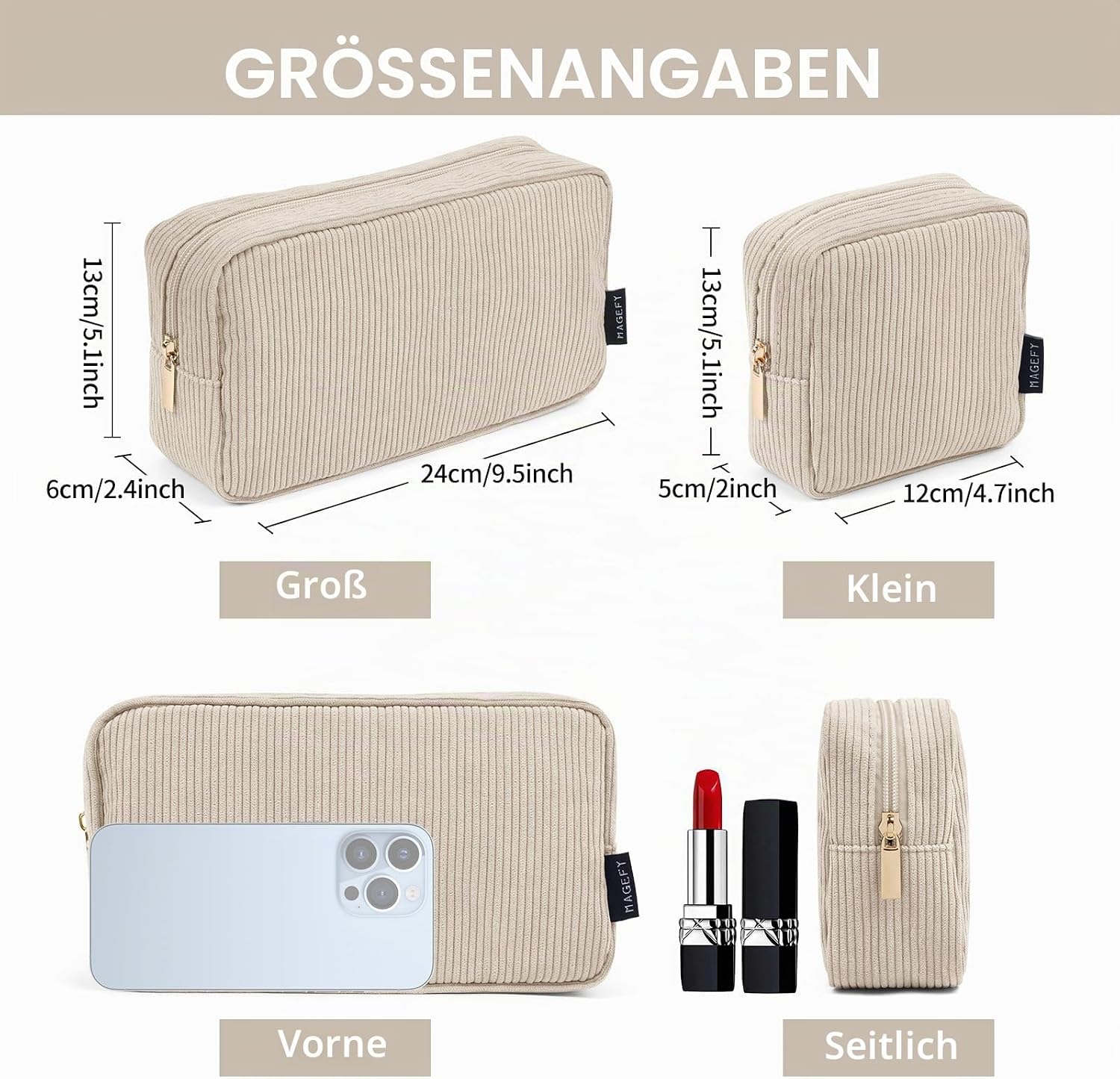 Thumbnail 4 de MAGEFY Kosmetiktasche Set 2 Stück