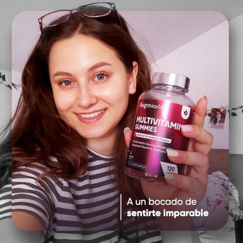 Thumbnail 7 de Gominolas Multivitamínicas WeightWorld 120 Gomitas Sabor Fresa – 2 Meses de Vitaminas y Minerales Esenciales