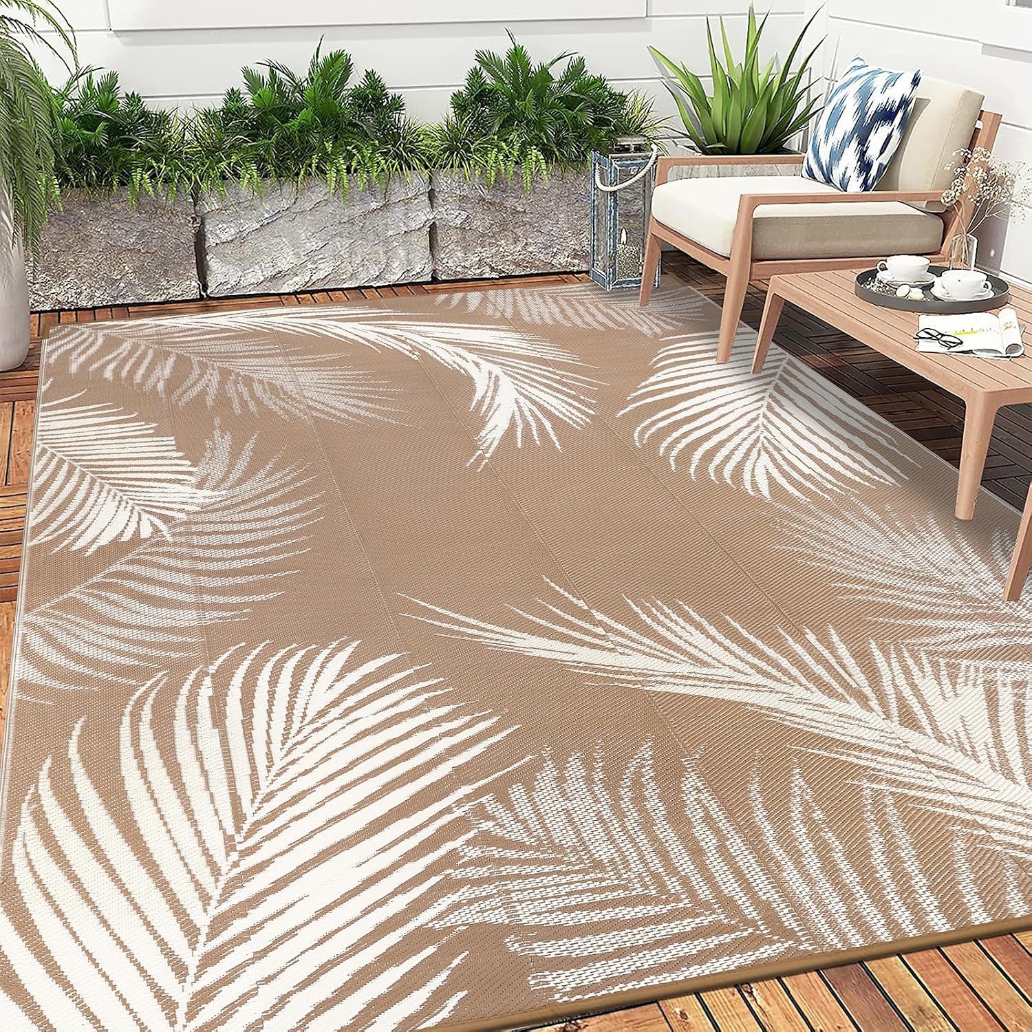 Thumbnail 5 de Pauwer 9x12 Waterproof Outdoor Rug