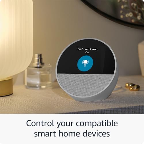 Thumbnail 5 de Echo Spot (Newest Gen) – Smart Alarm Clock with Alexa, Black