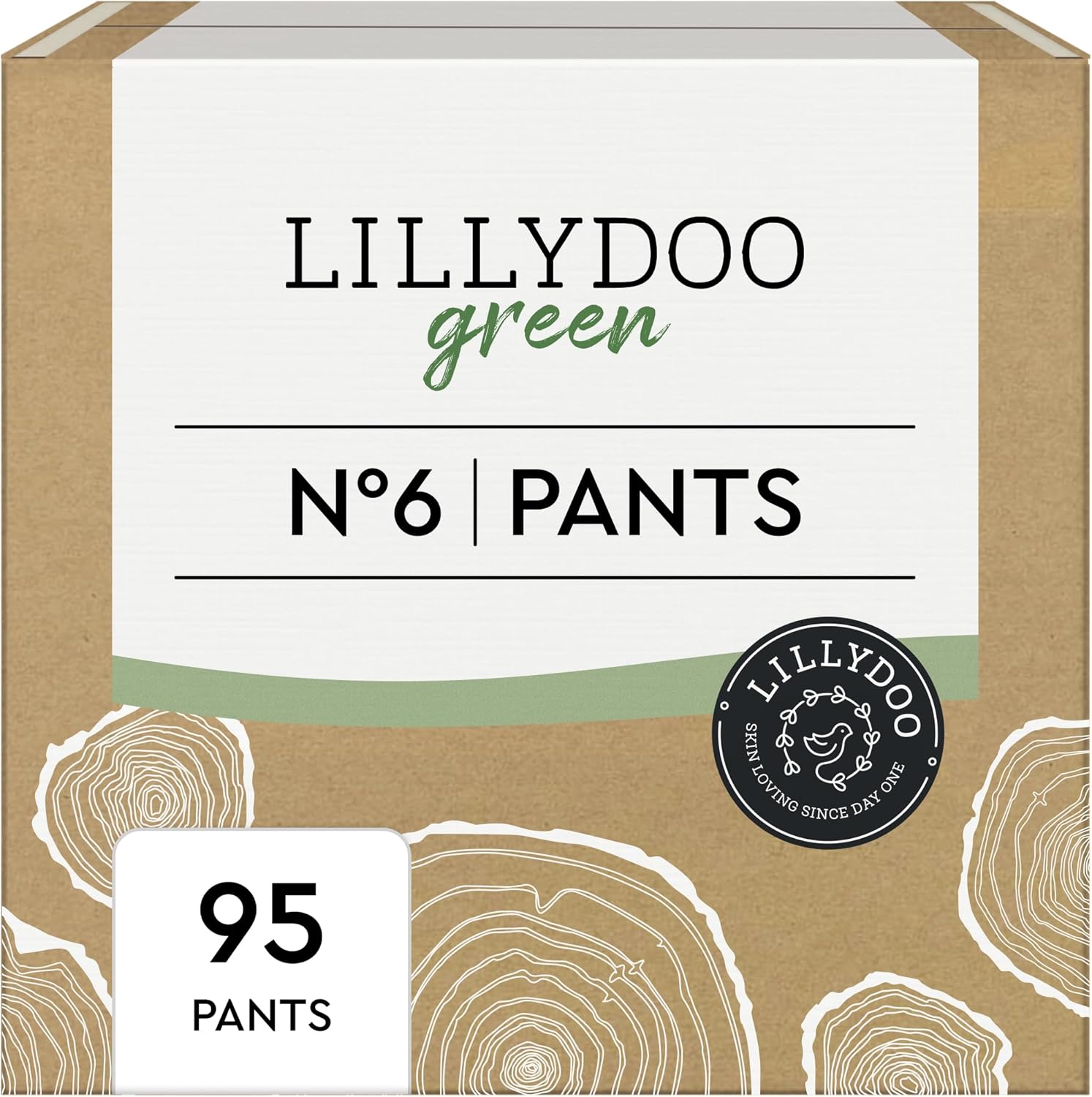 Detalle de LILLYDOO Green umweltschonende Pants Größe 6 (15+ kg) – Monatsbox 95 Stück
