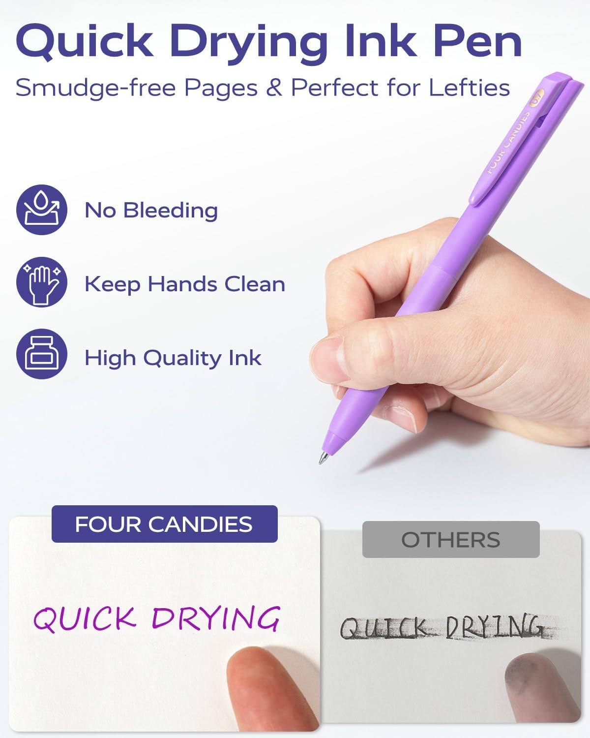 Detalle de Four Candies Colored Pens 0.7 mm