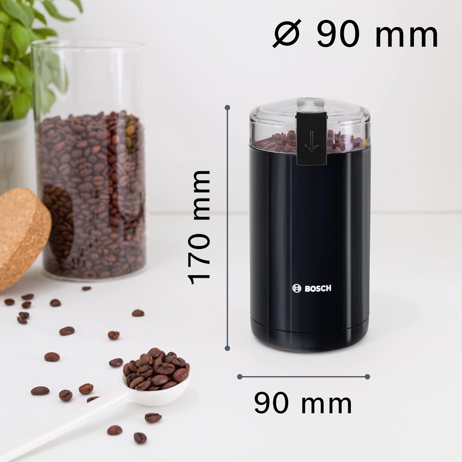 Thumbnail 1 de Bosch Coffee Electric Grinder MKM6003NGB review: compact, safe and versatile