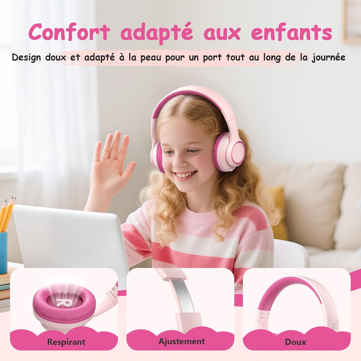 Detalle 2 de TONOSHARK Casque enfant 60h