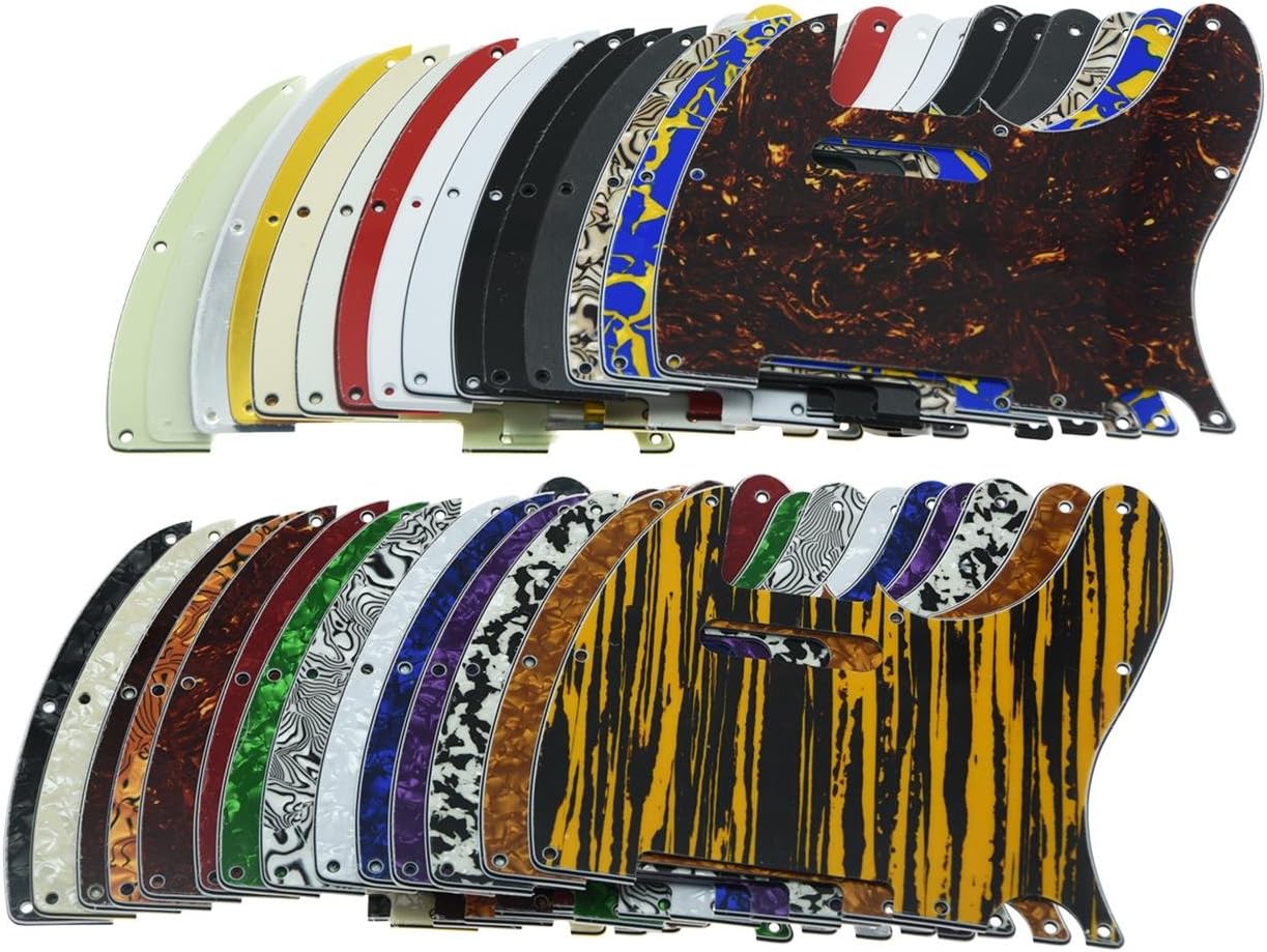 Detalle 2 de KAISH Telecaster-style guitar pickguard, 8-hole
