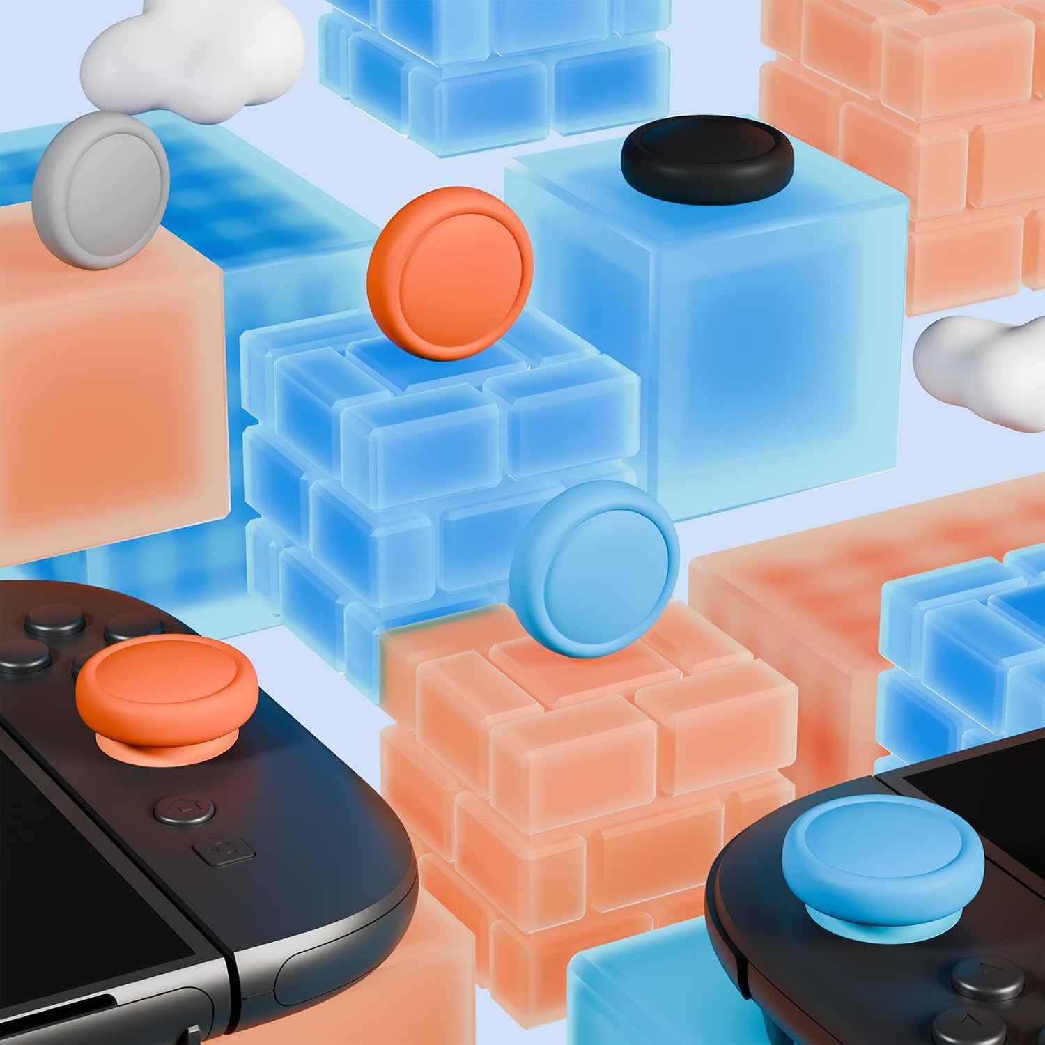 Thumbnail 4 de PlayVital Thumb Grips for Nintendo Switch 2, 8-pack