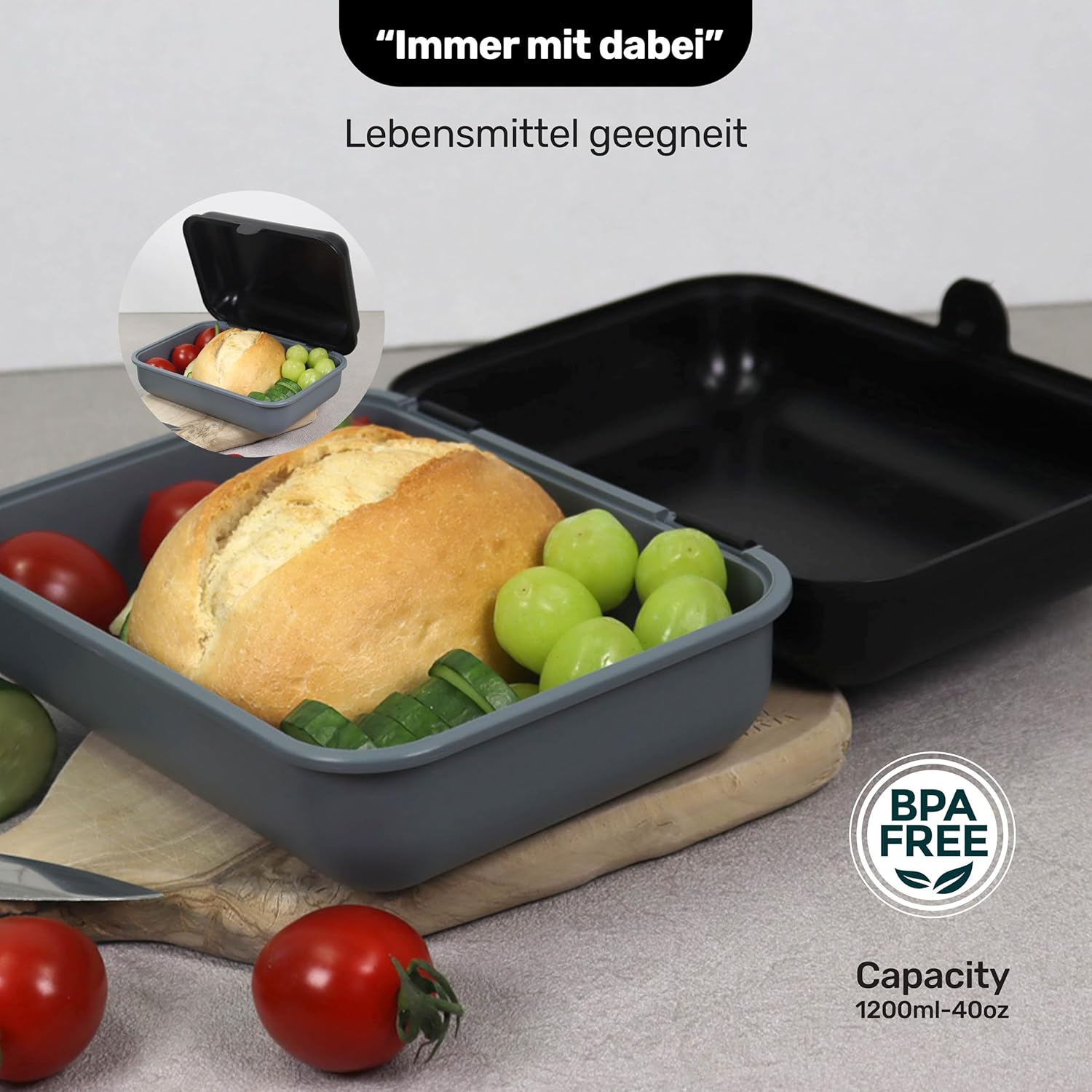 Thumbnail 1 de Blade Brotbox 3er-Set: BPA-freie Lunchboxen, 1200 ml pro Dose – Made in Germany