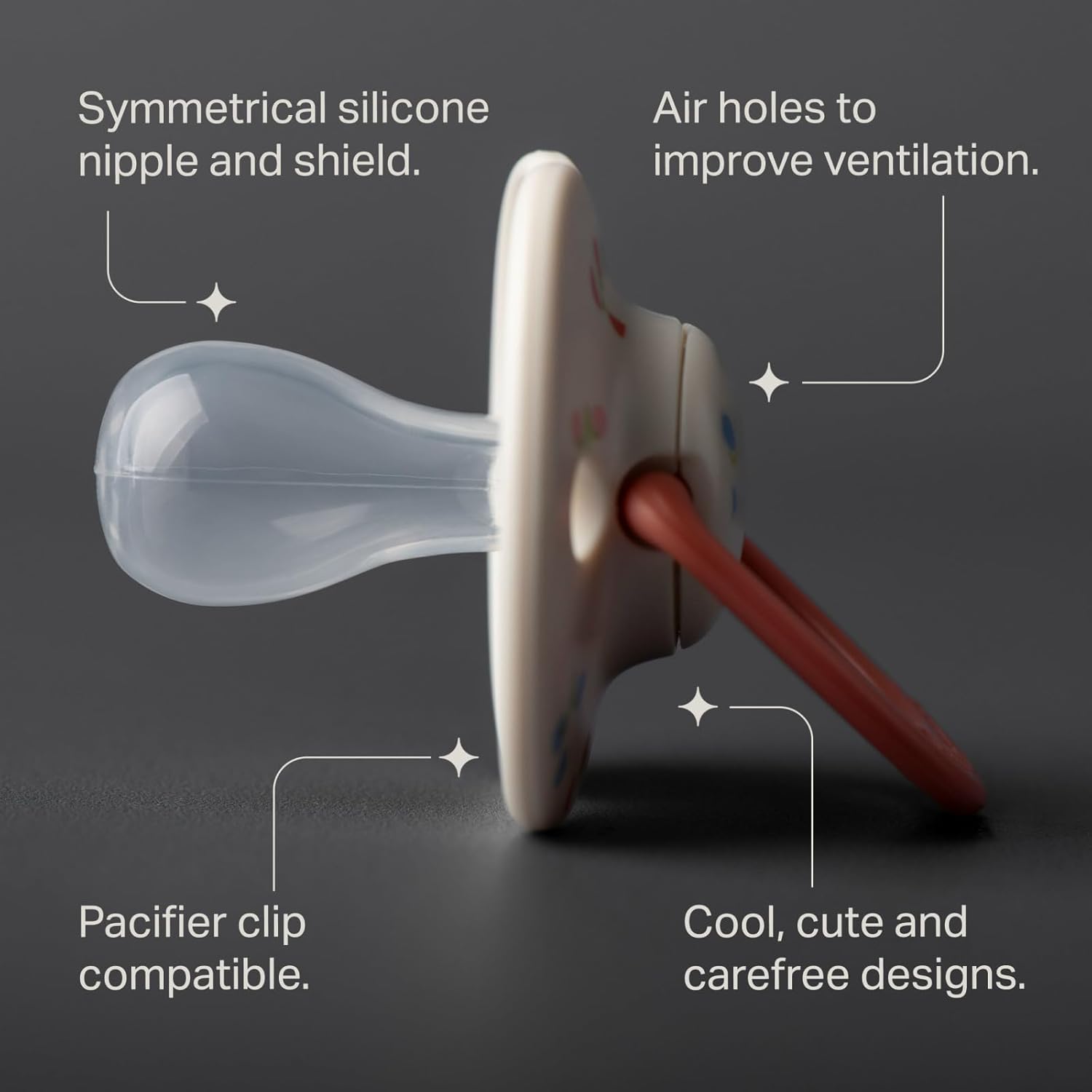 Thumbnail 2 de Tommee Tippee Sucette Ultimate Fit (6-18 mois), lot de 4, tétine orthodontique symétrique en silicone sans BPA