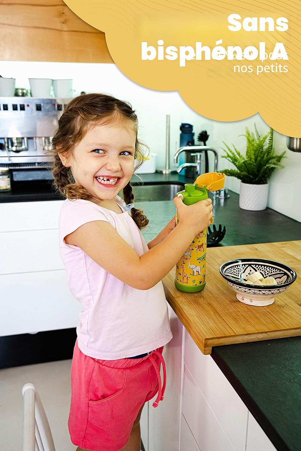 Thumbnail 2 de Jarlson Gourde Enfant CHARLI 500ml — Bouteille Isotherme Anti-Fuite sans Paille