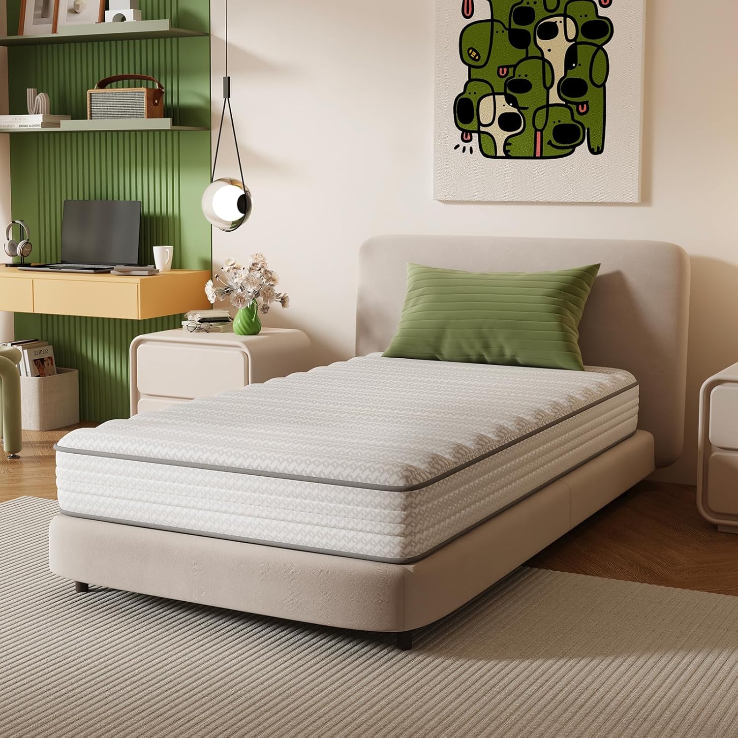 Detalle de Novilla Twin Mattress, 6-Inch