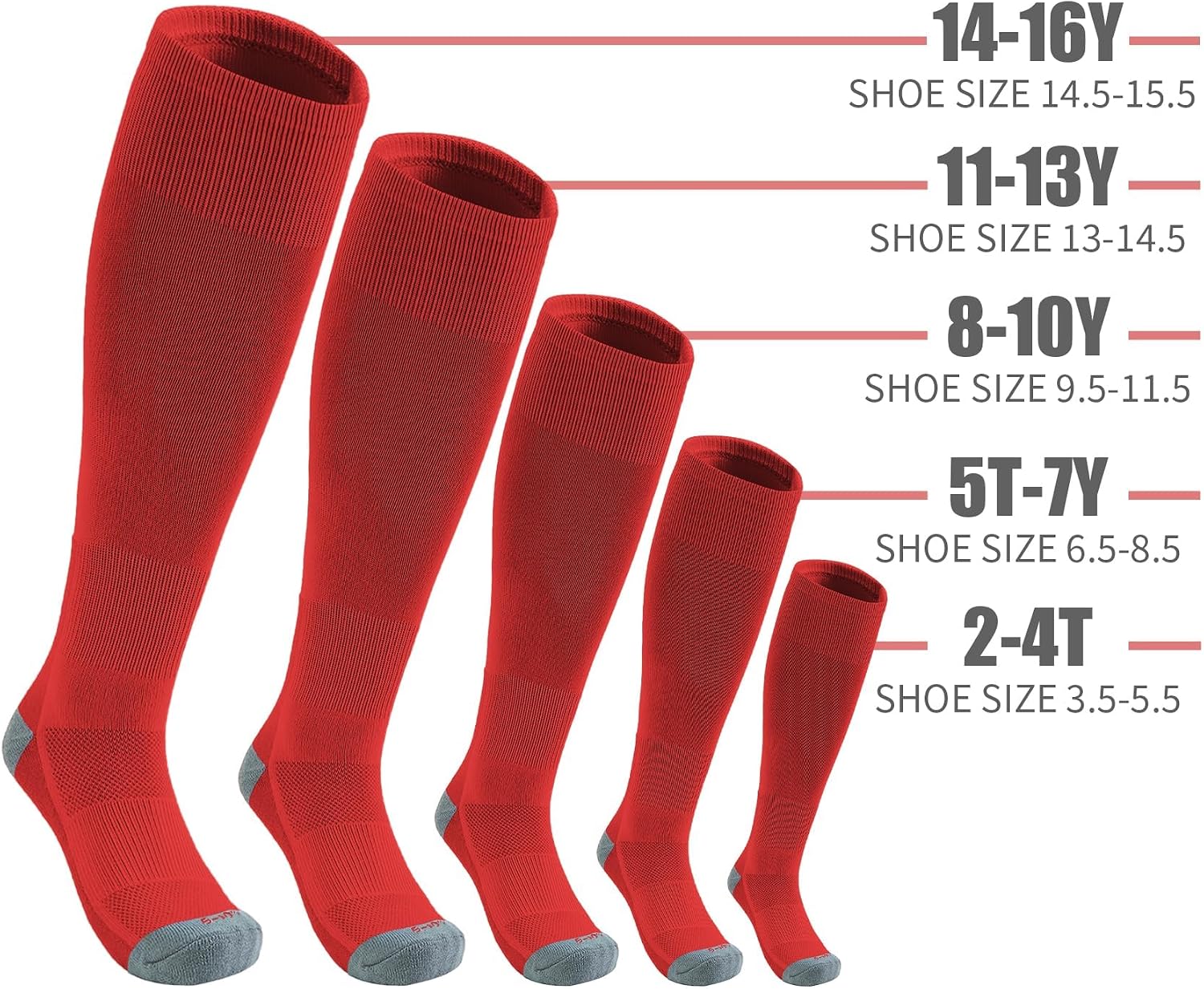 Detalle 2 de QBK 2-16Y Toddler Baseball Socks Belt Combo