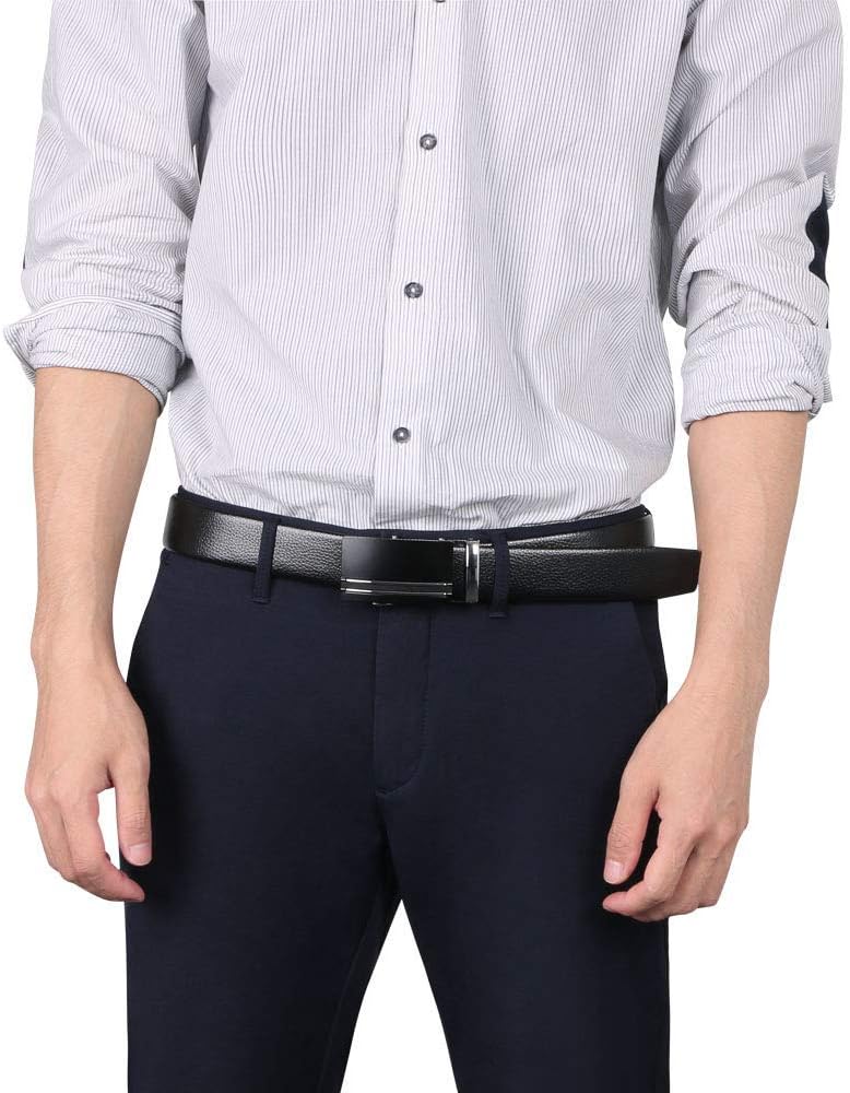 Thumbnail 5 de flintronic Herren Gürtel Ledergürtel 130CM
