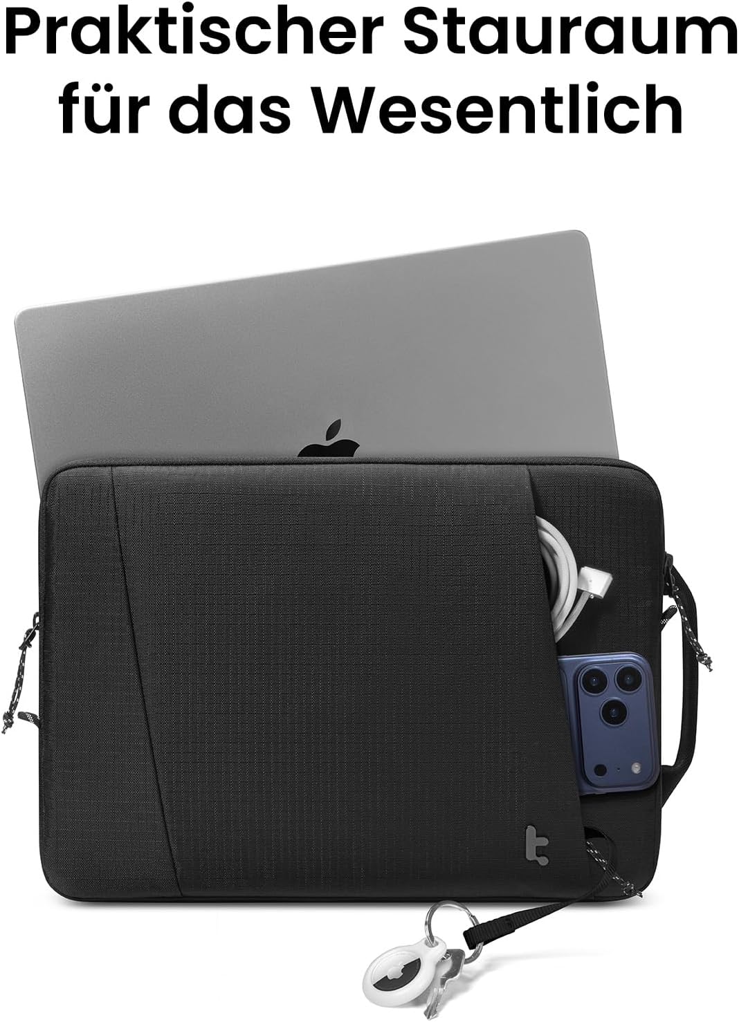 Detalle de tomtoc 360° Slim Laptophülle für 14-Zoll MacBook Pro M5/M4/M3/M2/M1 (2021–2026) mit CornerArmor