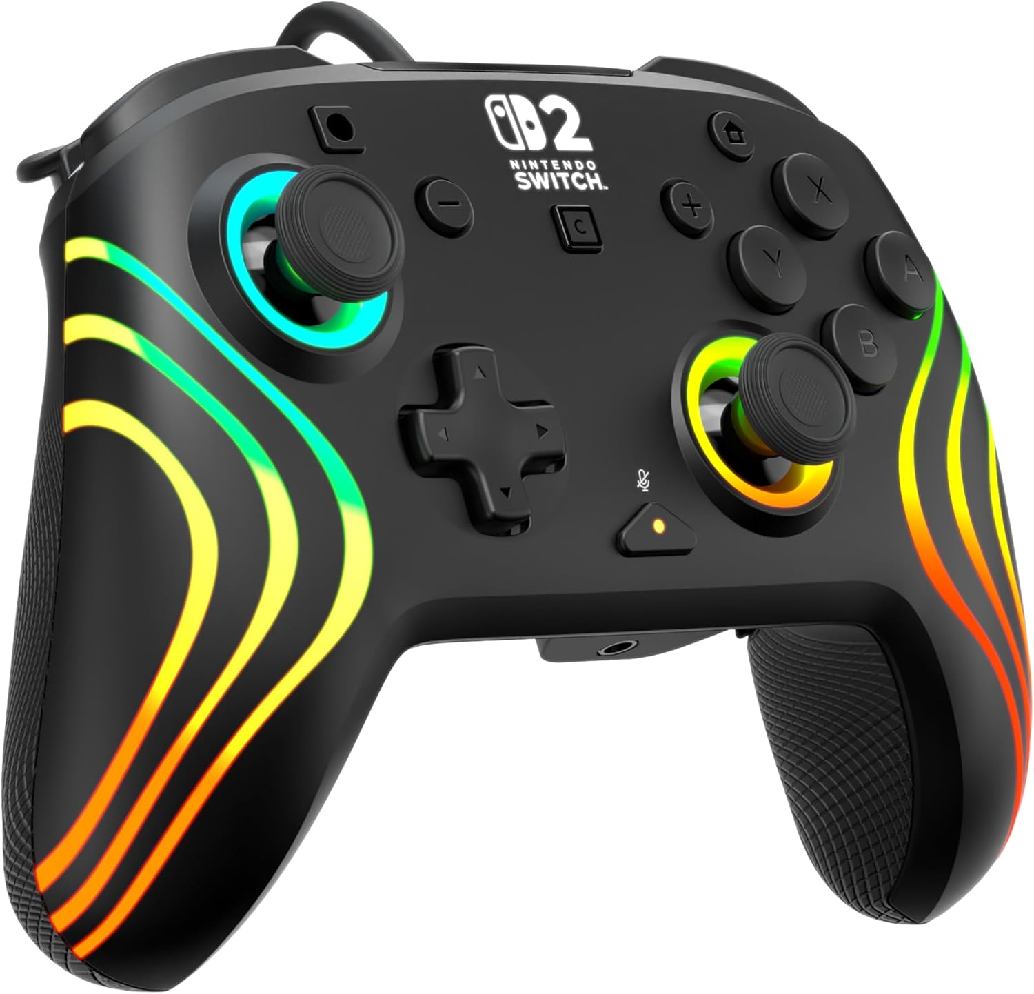 Thumbnail 6 de Turtle Beach Afterglow Nero: controller cablato RGB ufficiale per Nintendo Switch 2