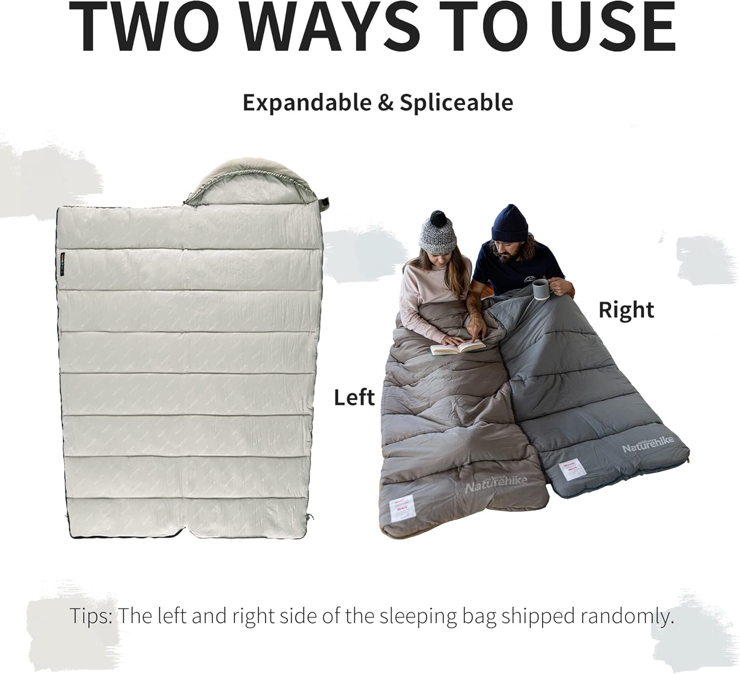 Thumbnail 2 de Naturehike Schlafsack mit Kapuze – 3-Jahreszeiten, leicht & tragbar, flexibel verstellbar