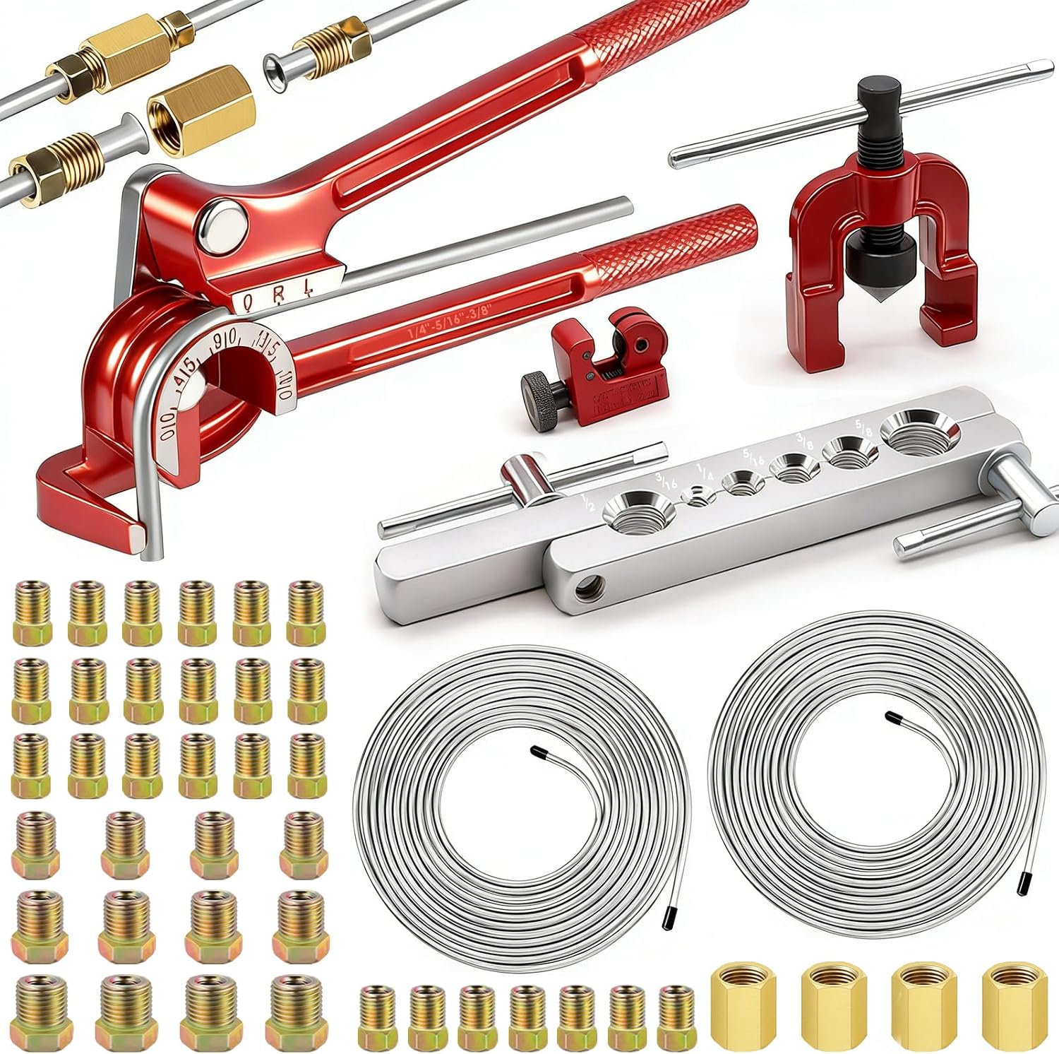 Thumbnail 6 de smseace 26Pack 3/16 Brake Line Kit