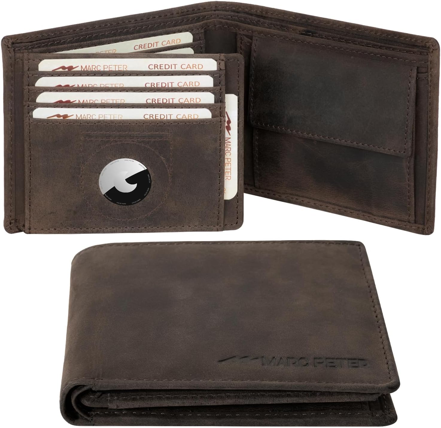 Detalle 2 de Marc Peter California AirTag Wallet RFID Geldbörse