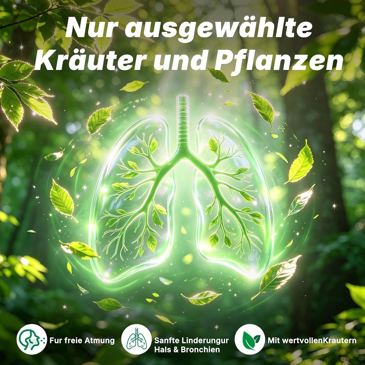 Detalle de Detox Tee – 28 Tage Kräutertee für Abnehmen, Lungenreinigung und Atemwege, koffeinfrei, vegan