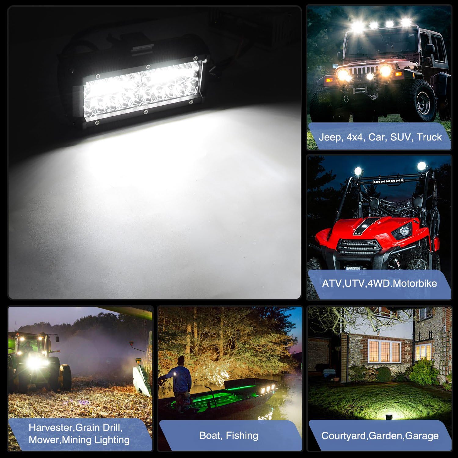 Thumbnail 3 de Nilight ZH303 6.5 Inch 120W LED Driving Light Combo