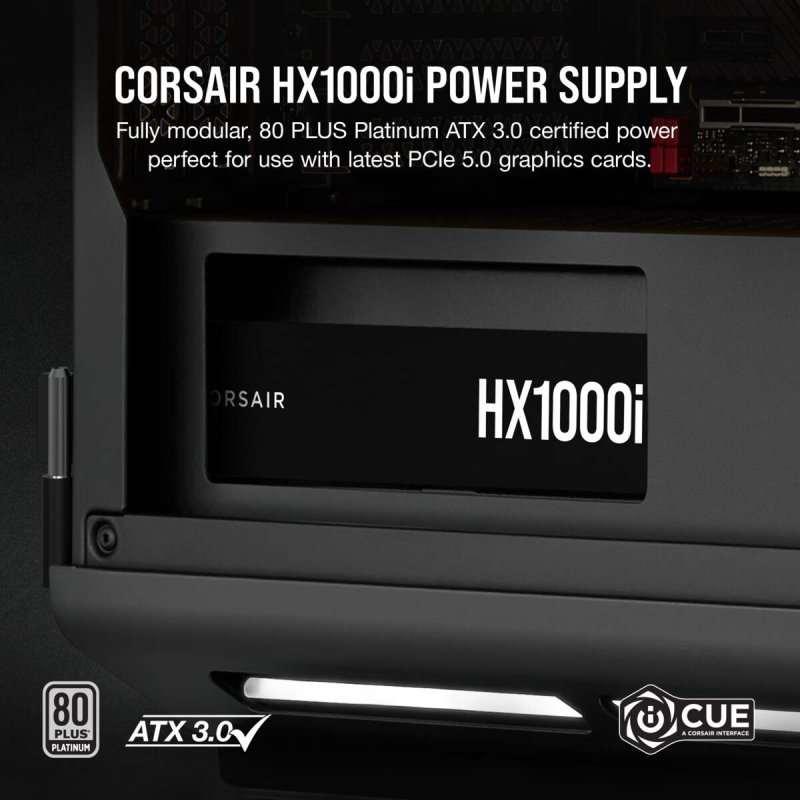 Thumbnail 3 de Corsair HXi Series HX1000i fuente modular 1000W 🔌