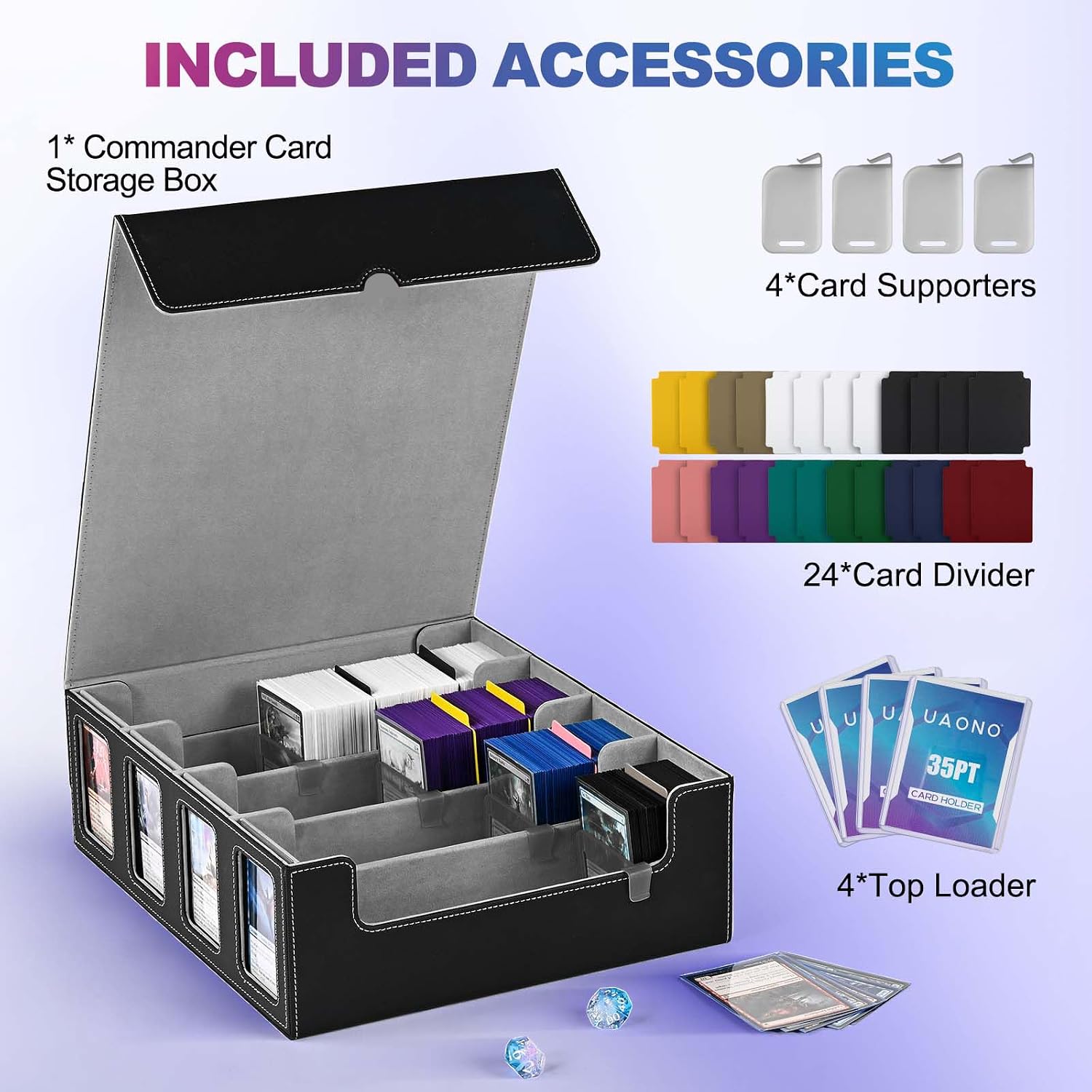 Thumbnail 2 de UAONO Trading Card Storage Box with Commander Display