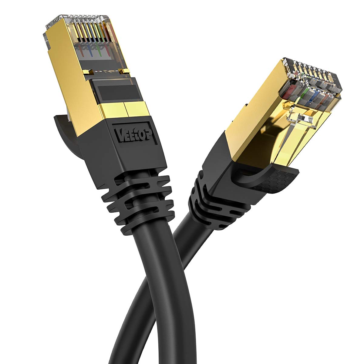 Detalle de Veetop CAT8 Ethernet Cable 10m 33ft