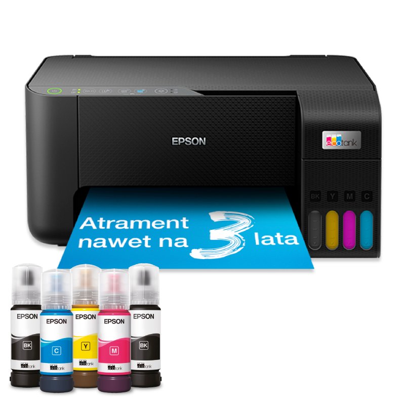 Detalle de Epson EcoTank L3270: Multifunción de inyección de tinta con tanque recargable para oficina