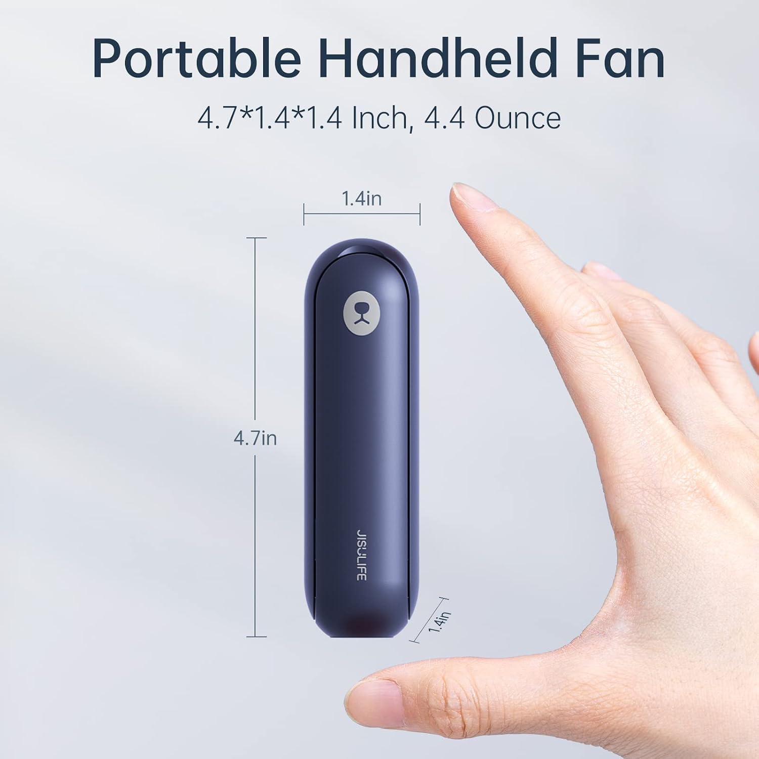 Thumbnail 5 de JISULIFE F8-P Handheld Fan, Foldable USB Rechargeable with Flashlight