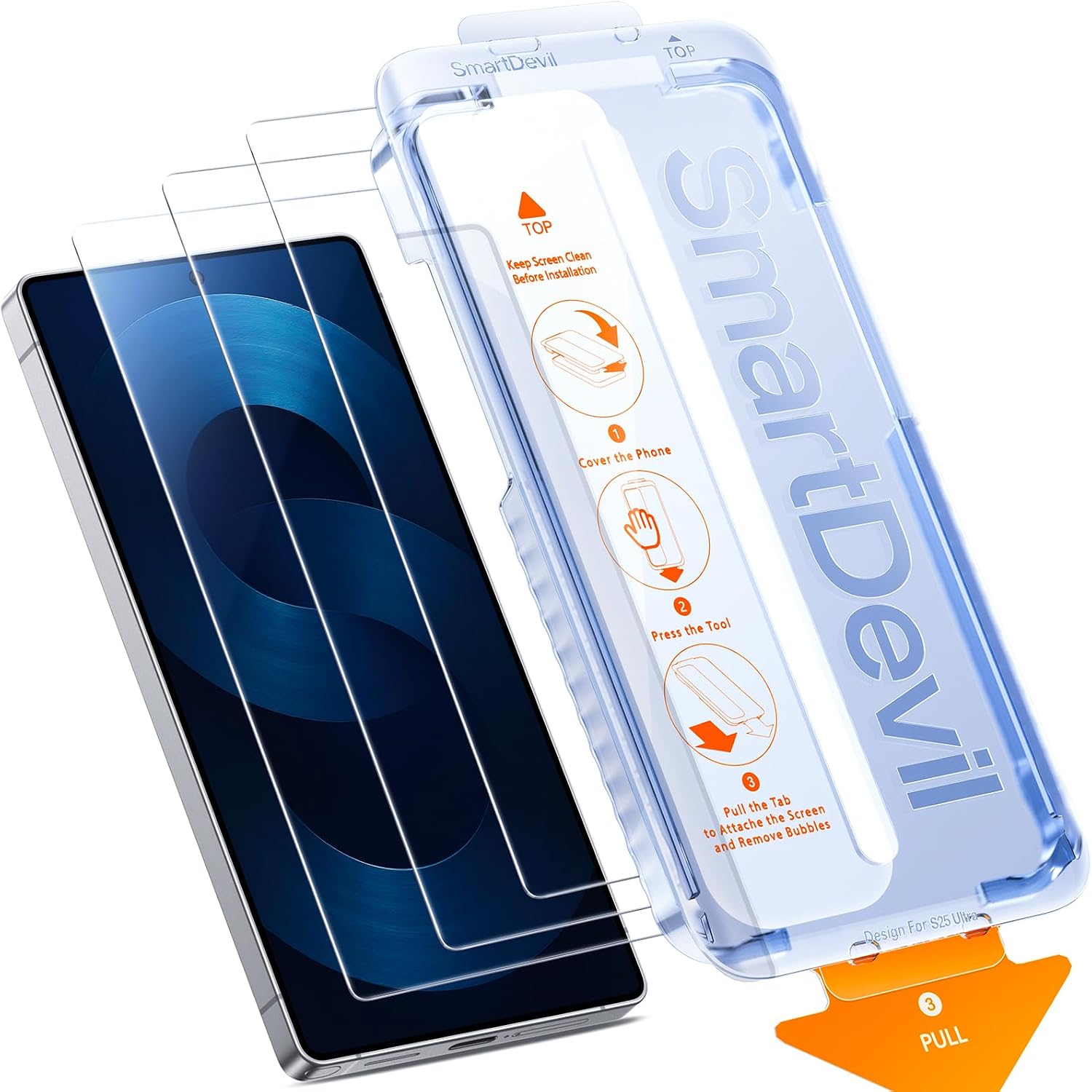 Detalle de SMARTDEVIL Galaxy S25 Ultra screen protector