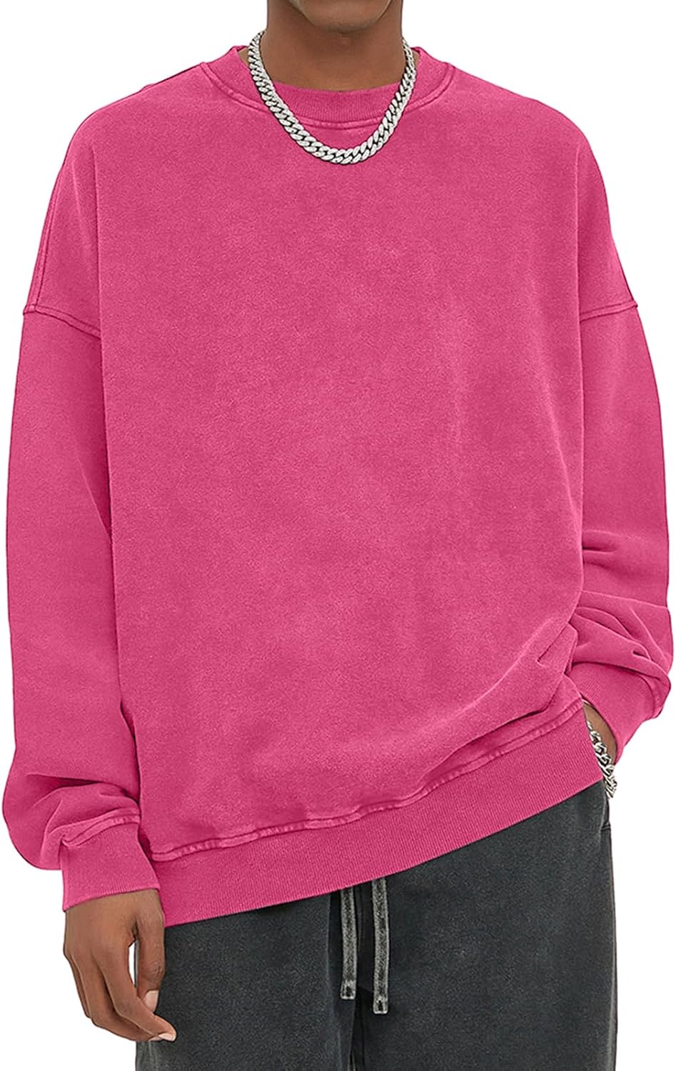 Thumbnail 2 de KEEPSHOWING Oversized Vintage Hoodie for Men