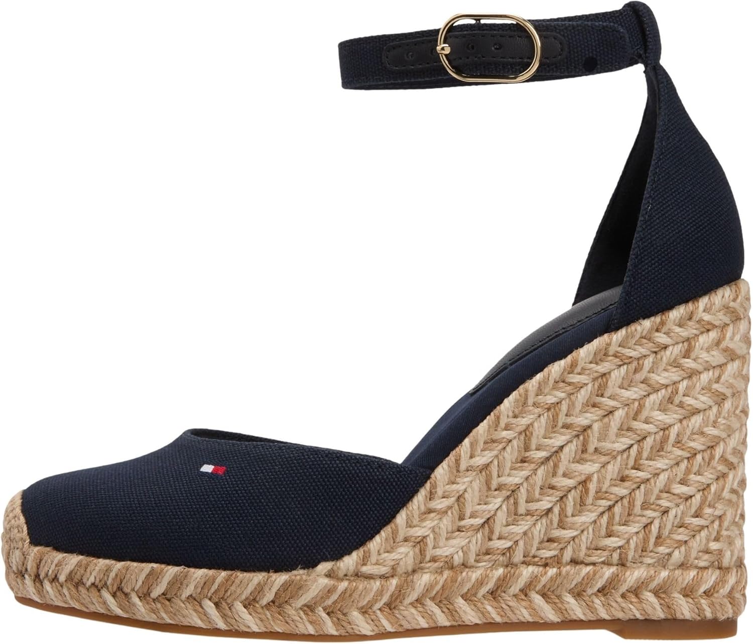 Thumbnail 6 de Tommy Hilfiger Femme Flag High Wedge Espad Closed Toe – Espadrilles compensées