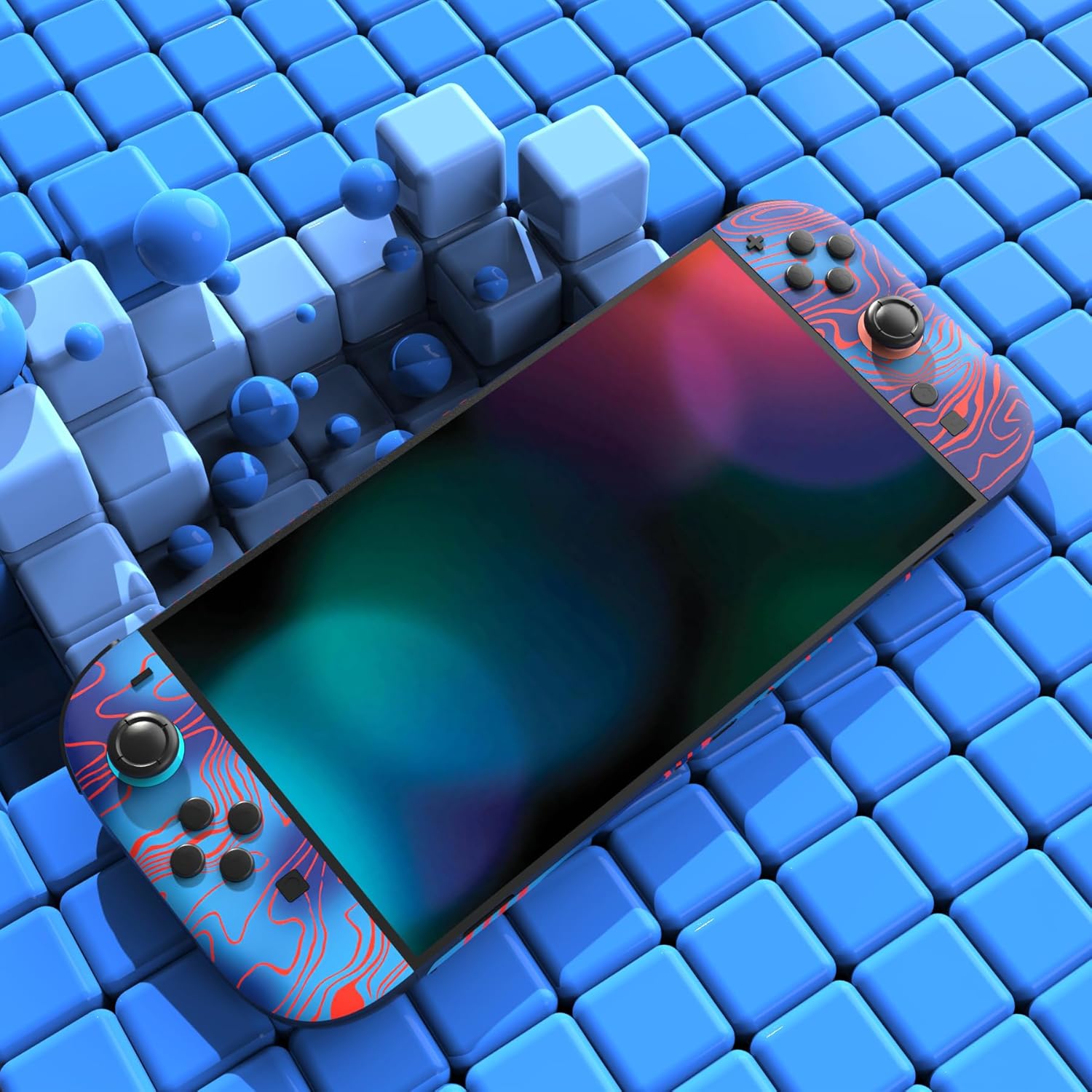 Thumbnail 4 de PlayVital Full Set Protective Skins for Nintendo Switch 2 in Damascuscamo – custom vinyl decal wrap