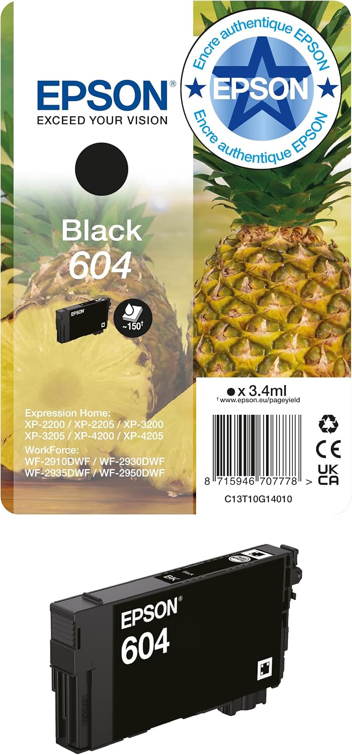 Detalle de Epson 604 Pineapple 4 couleurs Cartouches