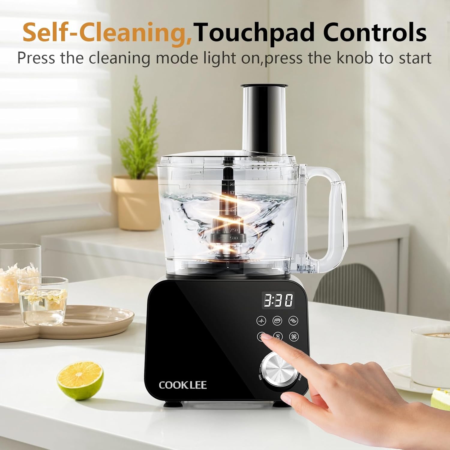 Thumbnail 5 de COOKLEE Food Processor 600W, 6 Functions ⚙
