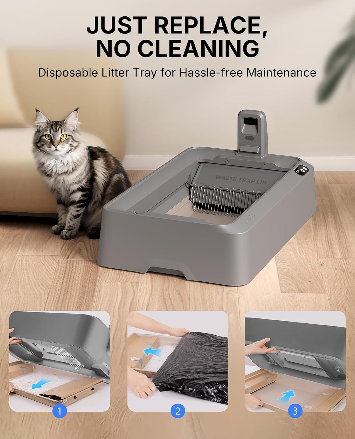 Thumbnail 6 de PETKIT Purobot Crystal Duo self-cleaning litter box