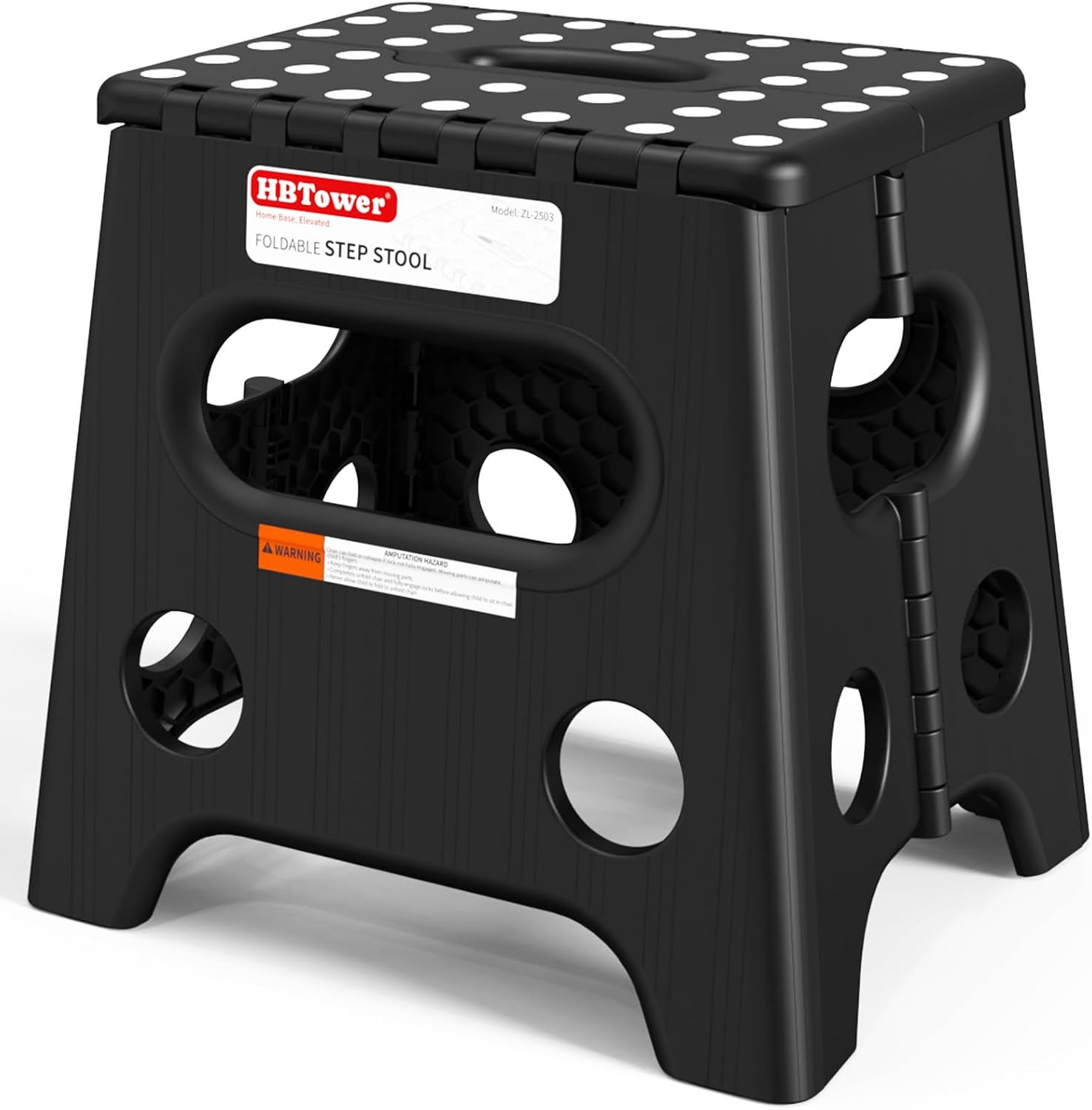 Detalle de HBTower Folding Step Stool, 13-Inch