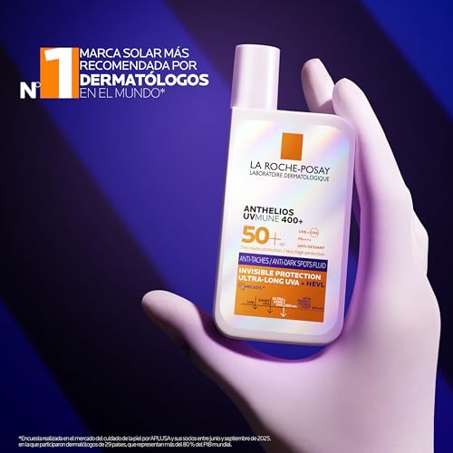 Detalle de La Roche-Posay Protector Solar Anti-Manchas SPF 50+ con Mexoryl 400 | Fluido Invisible (50 ml)