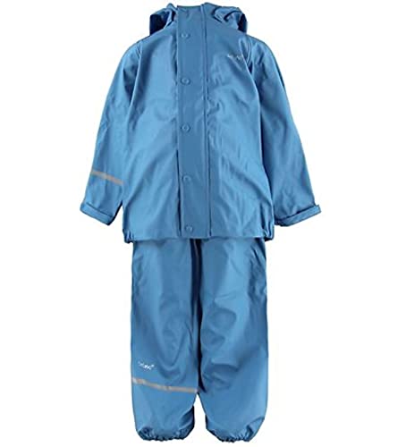 Detalle de CeLaVi Zweiteiliger Regenanzug für Bambino Blu 728, Taglia 120 (122) – Due pezzi impermeabili in colori vivaci