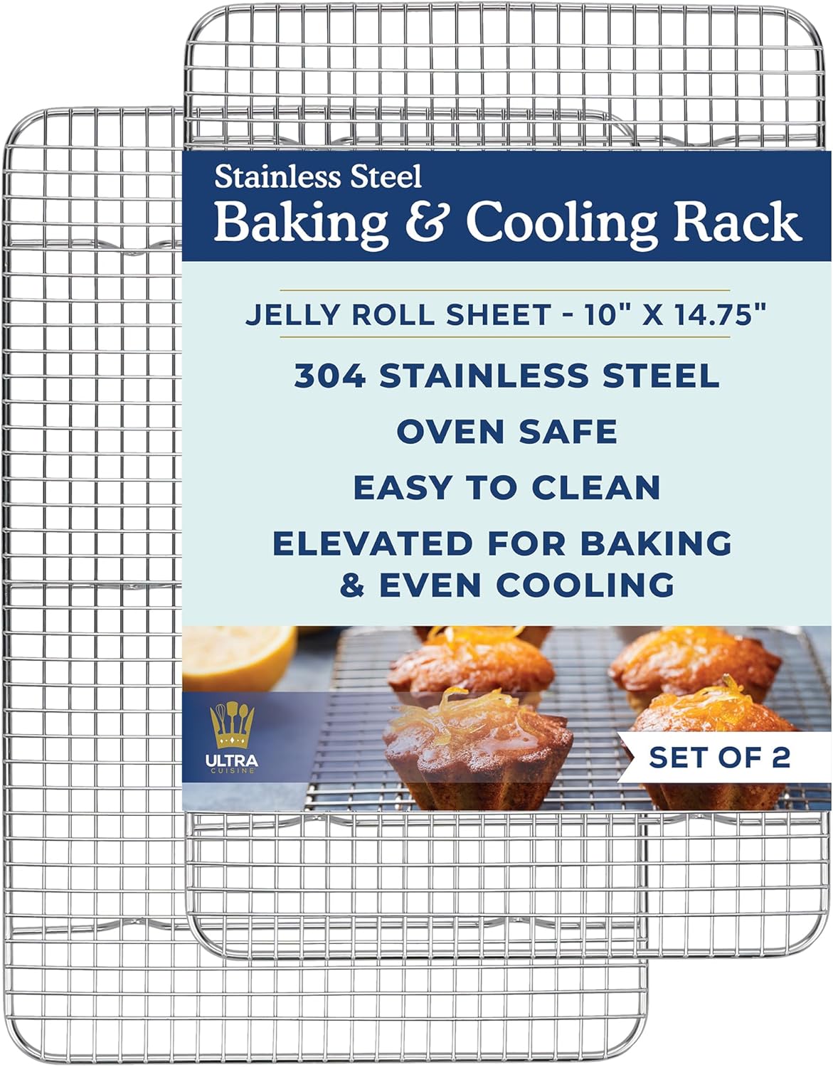 Thumbnail 3 de Ultra Cuisine Cooling Rack 11.5x16.5 inch