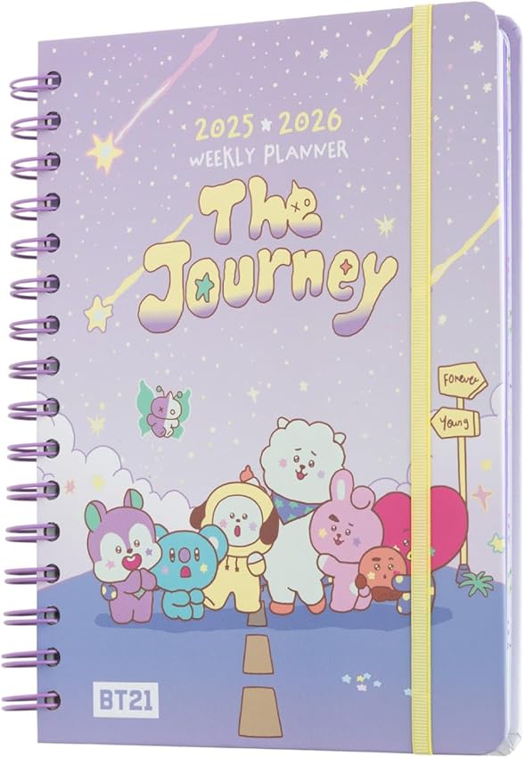 Grupo Erik Agenda escolar 2025-2026 Semana Vista A5 con pegatinas