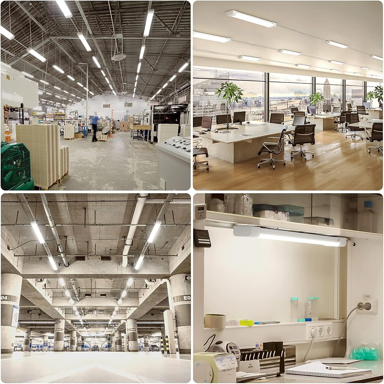 Thumbnail 6 de Modlicht 2x LED Feuchtraumleuchte 120 cm, IP65, 36 W, 4000 K, 4000 lm, flach & verbindbar